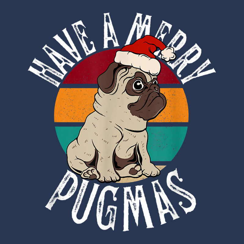 Pug Christmas Dog Santa Merry Pugmas Xmas Gifts T Shirt Men Denim Jacket | Artistshot