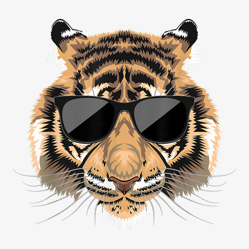 Tiger Sunglasses   Zoologist Zookeeper Safari Wildlife Lover T Shirt Ladies Fitted T-Shirt by cm-arts | Artistshot