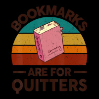 Bookmarks Are For Quitters Book Lover Reading Teacher Pocket T-shirt | Artistshot