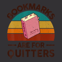 Bookmarks Are For Quitters Book Lover Reading Teacher Vintage Short | Artistshot