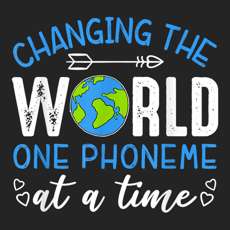 Nbxp Dyslexia Teacher Changing The World One Phoneme At Time 3/4 Sleeve Shirt by GretchenBourdeau | Artistshot