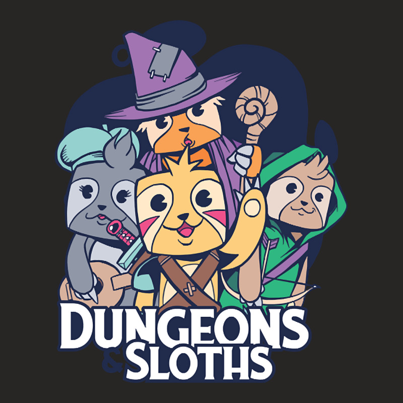 Dungeons And Sloths Ladies Fitted T-shirt | Artistshot