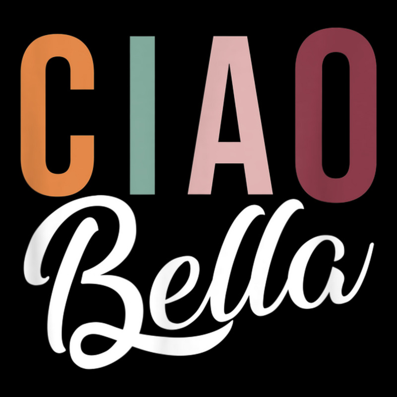 Ciao Bella Italian Love Phrases Greeting For Italy Retro Unisex Jogger | Artistshot