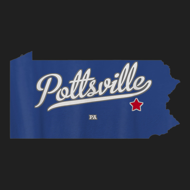 Pottsville Pennsylvania Pa Map Drawstring Bags | Artistshot