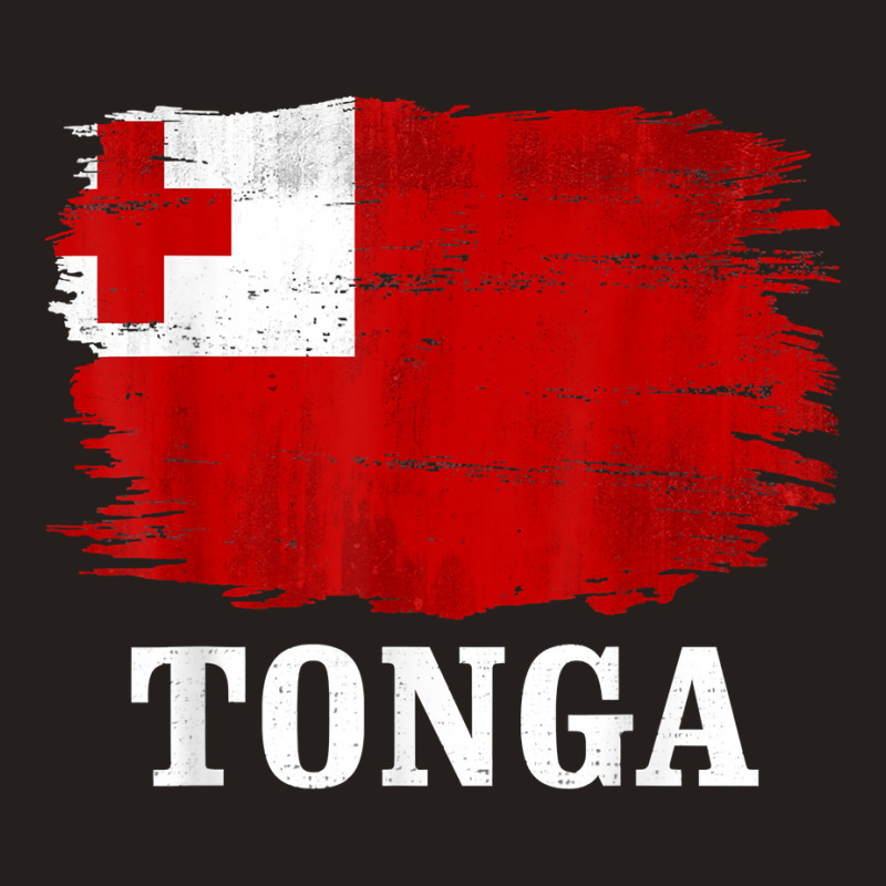 Vintage Tonga Flag For Tongan Gift T Shirt Tank Top by cm-arts | Artistshot