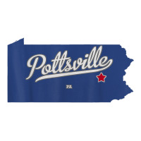 Pottsville Pennsylvania Pa Map Stainless Steel Water Bottle | Artistshot