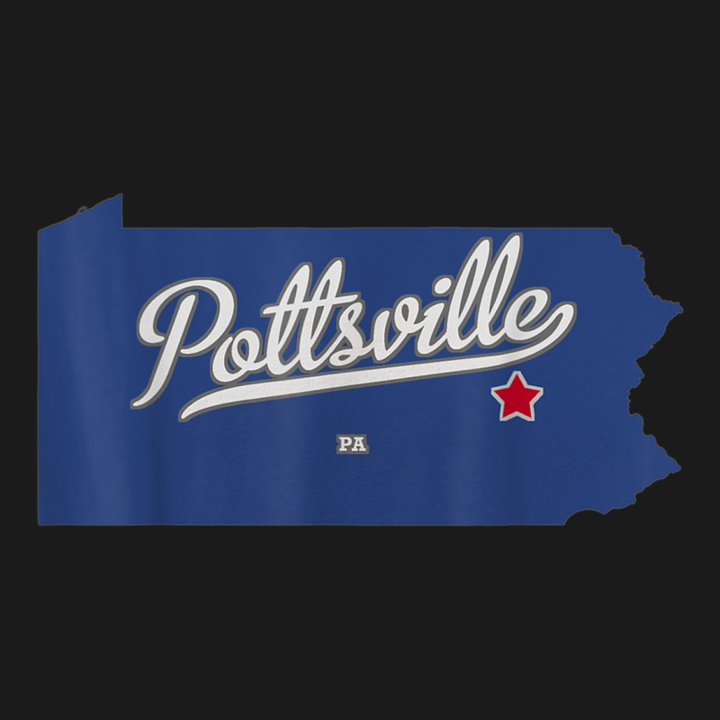 Pottsville Pennsylvania Pa Map Full-length Apron | Artistshot