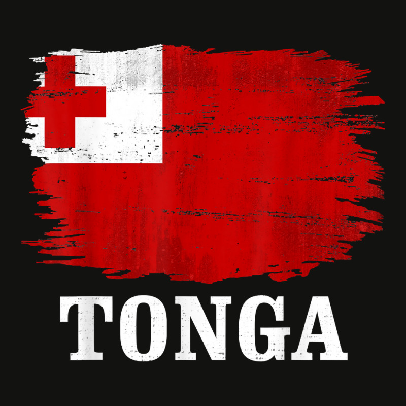 Vintage Tonga Flag For Tongan Gift T Shirt Scorecard Crop Tee by cm-arts | Artistshot