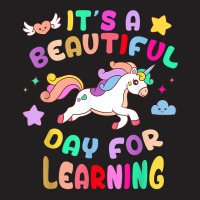 Its Beautiful Day 4 Learning Unicorn Teacher Student Women T-shirt | Artistshot