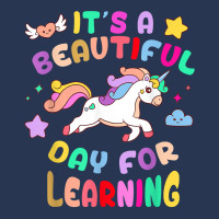 Its Beautiful Day 4 Learning Unicorn Teacher Student Women Men Denim Jacket | Artistshot