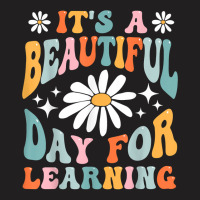 Its Beautiful Day For Learning Retro Teacher Back To School T-shirt | Artistshot