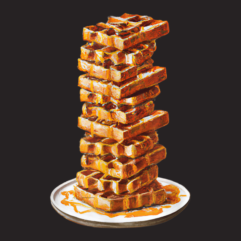 Tall Stack Of Waffles And Syrup Vintage Cap by Outpost | Artistshot