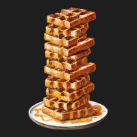 Tall Stack Of Waffles And Syrup Classic T-shirt | Artistshot