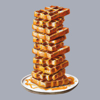 Tall Stack Of Waffles And Syrup Tank Dress | Artistshot