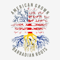 American Grown Barbadian Roots Usa Barbados Flag Heritage T Shirt Adjustable Cap | Artistshot