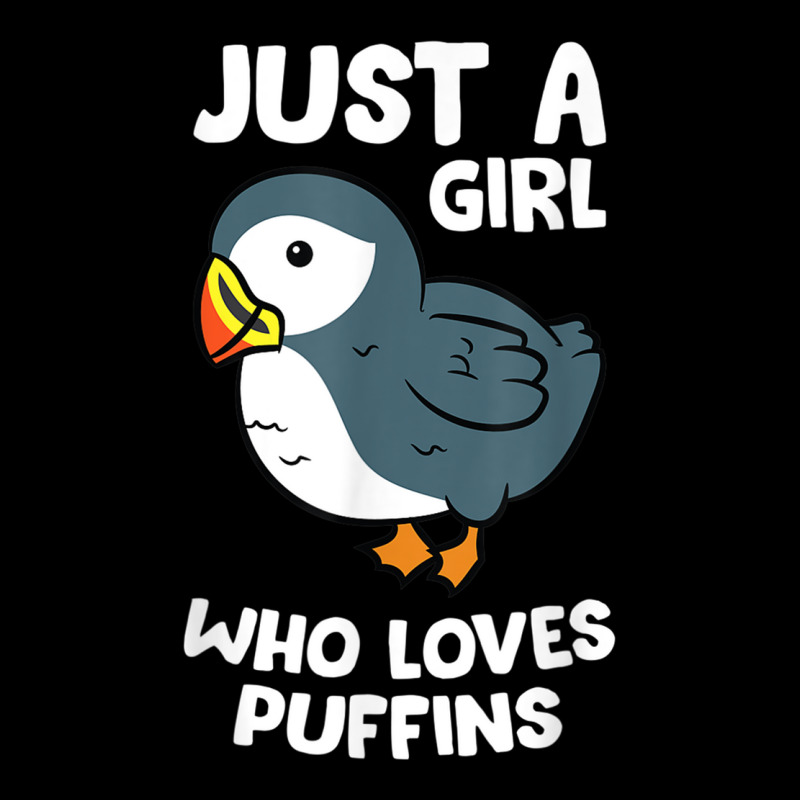 Just A Girl Who Loves Puffins Iceland Seabird Love Puffins T Shirt Adjustable Cap by cm-arts | Artistshot