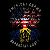 American Grown Barbadian Roots Usa Barbados Flag Heritage T Shirt Men's 3/4 Sleeve Pajama Set | Artistshot