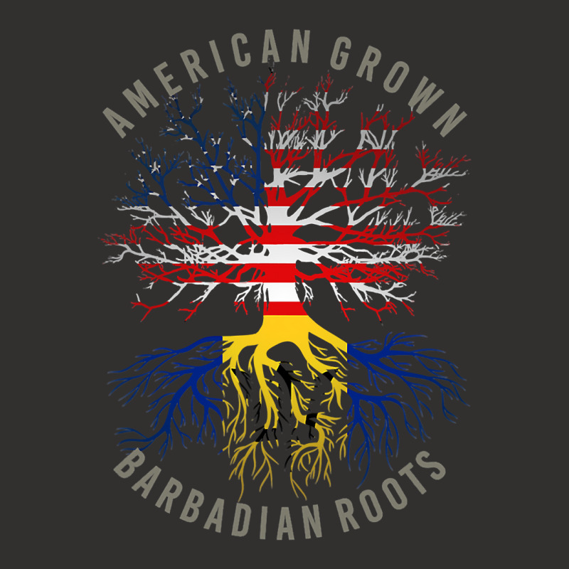 American Grown Barbadian Roots Usa Barbados Flag Heritage T Shirt Champion Hoodie by MG91 | Artistshot