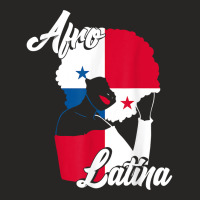 Caribbean Panama Flag Panamanian Creole Pride Afro Latina T Shirt Ladies Fitted T-shirt | Artistshot