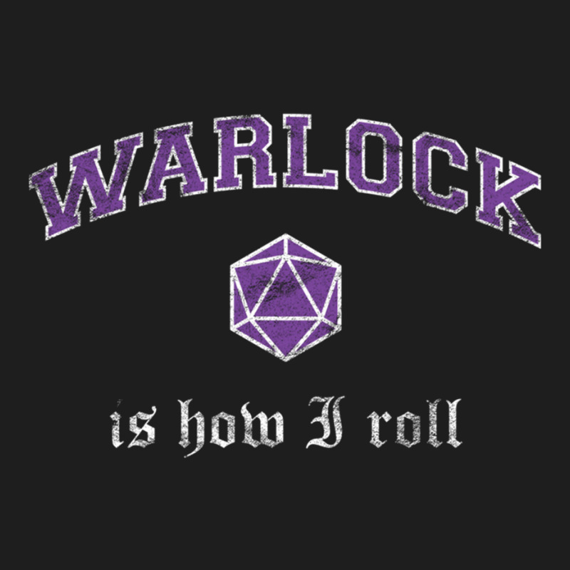 Warlock Class Fantasy Rpg D20 Pullover Hoodie Classic T-shirt by cm-arts | Artistshot