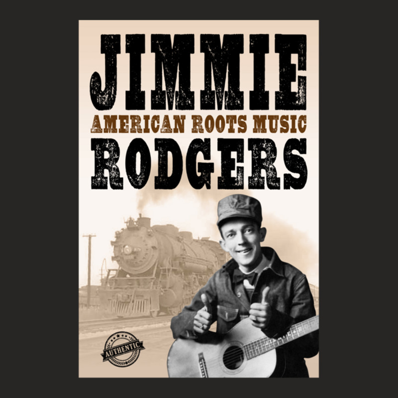 Jimmie Rodgers - American Roots Classic Ladies Fitted T-Shirt by JamesMccollough | Artistshot