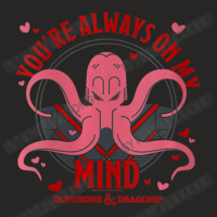 Womens Dungeons & Dragons Valentine's Day Mind Flayer Hearts V-neck Ladies Fitted T-shirt | Artistshot