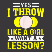 Yes I Throw Lika A Girl Shot Putter Track And Field Shot Put Ladies Curvy T-shirt | Artistshot