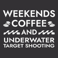 Weekends Coffee And Underwater Target Shooting Sayings T Shirt Vintage Hoodie And Short Set | Artistshot