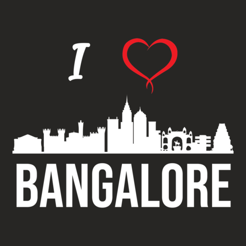 I Love Banalore Bengaluru India Ladies Fitted T-Shirt by cm-arts | Artistshot