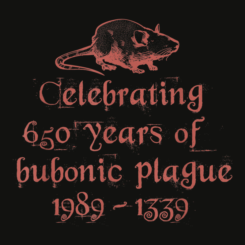 Celebrating 650 Years Of Bubonic Plague 1339 1989 Funny Scorecard Crop Tee by Posh | Artistshot