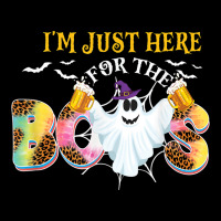 I'm Just Here For The Boos Halloween Ghost Leopard Tie Dye Baby Tee | Artistshot