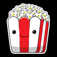 Cute Pop Corn Sticker V-neck Tee | Artistshot