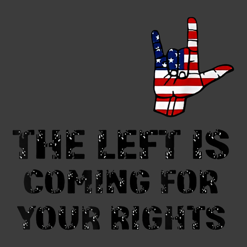 The Left Is Coming For Your Rights America Flag Hand Men's Polo Shirt | Artistshot