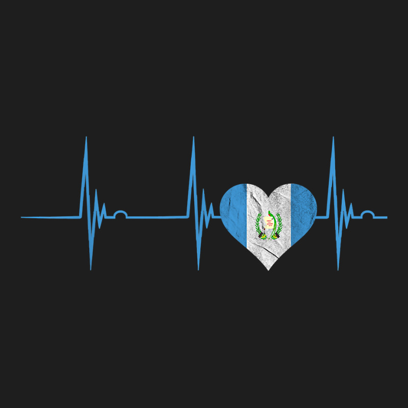 Guatemala Heart Guatemalan Heartbeat Ekg Pulse Chapin Mayan T Shirt Classic T-shirt by cm-arts | Artistshot