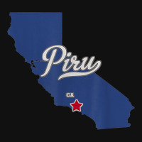 Piru California Ca Map Baby Beanies | Artistshot