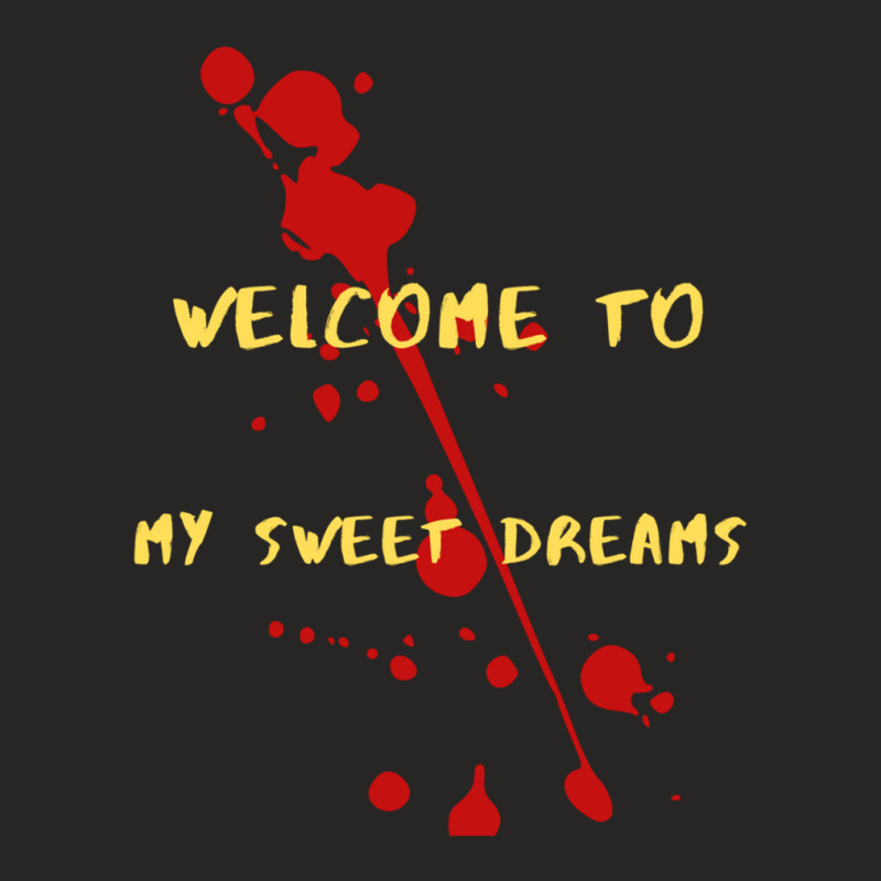 Sweet Dreams Serial Killer Horror Gift Ladies Fitted T-Shirt by MarkDesharnais | Artistshot