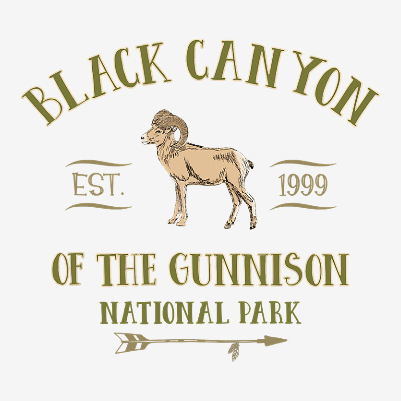 Black Canyon Of The Gunnison National Park Design T Shirt Drawstring Bags | Artistshot