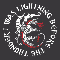 I Was Lightning Before The Thunder T-shirt The Dragons .png Ladies Curvy T-shirt | Artistshot