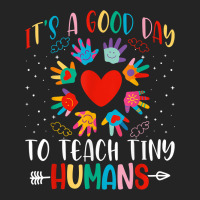 Its Good Day To Teach Tiny Humans Daycare Provider Teacher Thanksgivin 3/4 Sleeve Shirt | Artistshot