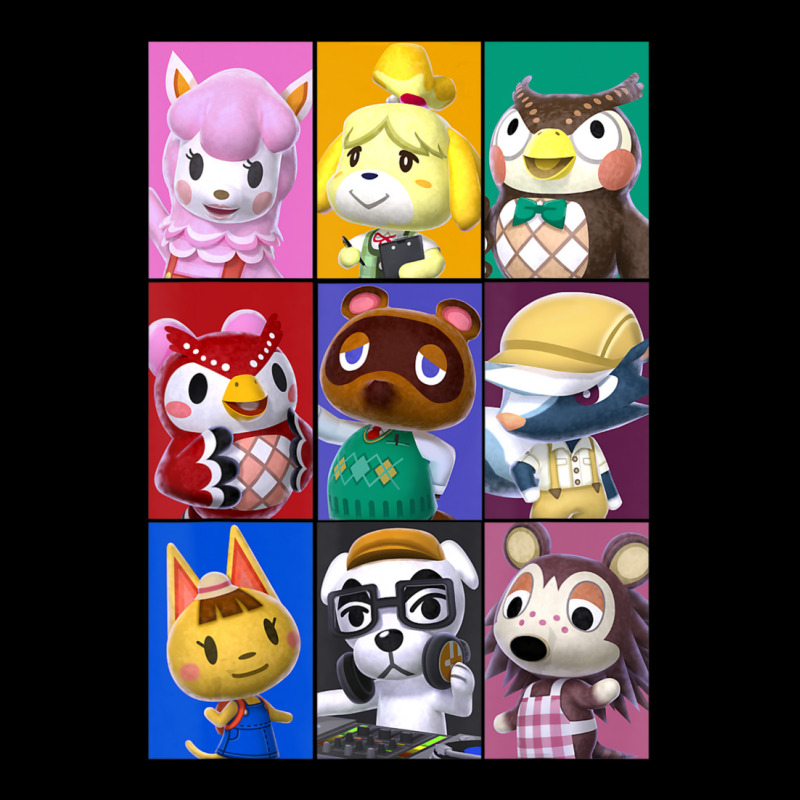 Animal Crossing Towns Folk Yearbook Photo Style Poster Adjustable Cap by cm-arts | Artistshot