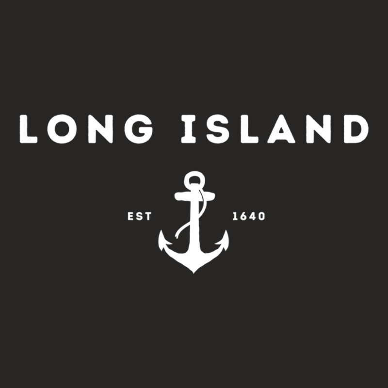 Long Island New York Est 1640 Sweatshirt Ladies Fitted T-Shirt by cm-arts | Artistshot