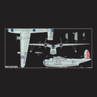 Pbm Mariner American Ww2 Patrol Bomber Flying Boat Diagram Gift T-shirt | Artistshot