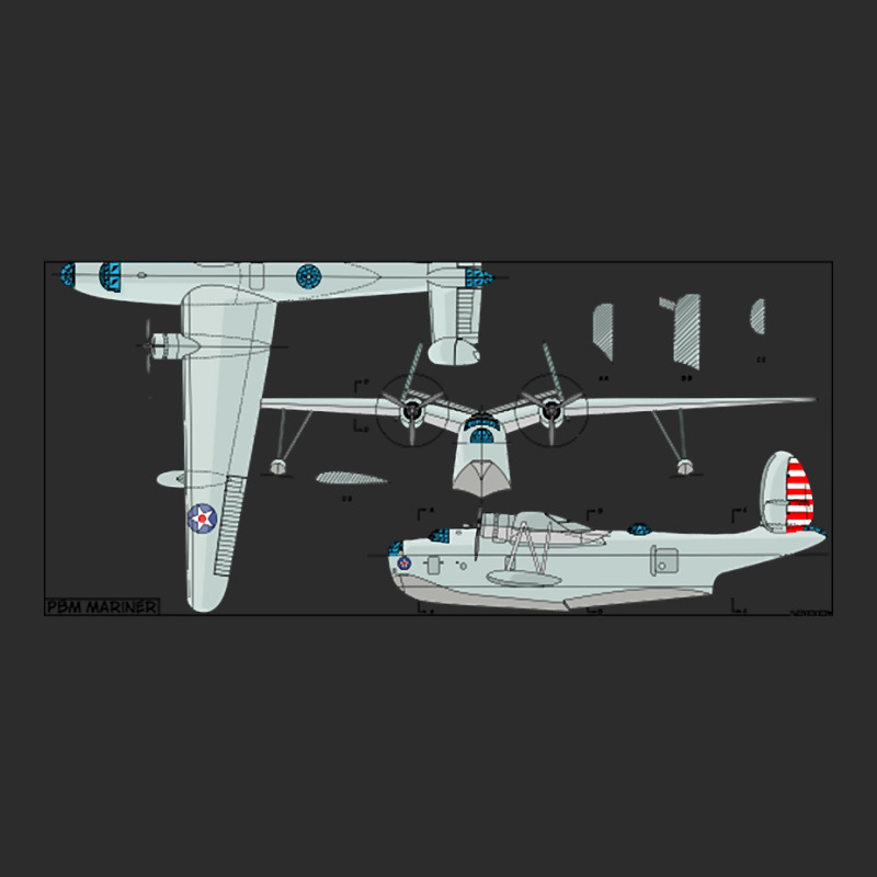 Pbm Mariner American Ww2 Patrol Bomber Flying Boat Diagrams Gift Exclusive T-shirt | Artistshot