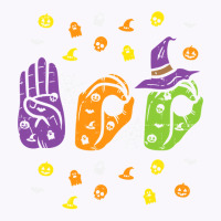 Boo Hands American Sign Language Pride Asl Halloween T Shirt Tank Top | Artistshot