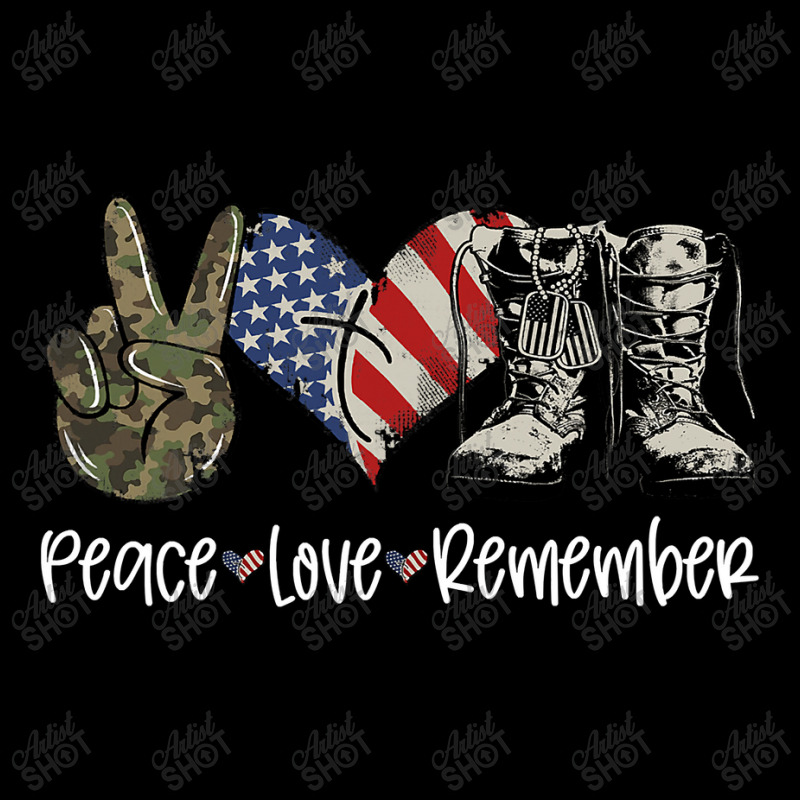 American Flag Combat Boots Peace Love Thank You Veterans 311 Women's V-Neck T-Shirt by White_Phantom | Artistshot