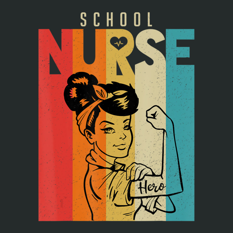 Vintage Rosie The Riveter School Nurse Women's Triblend Scoop T-shirt | Artistshot