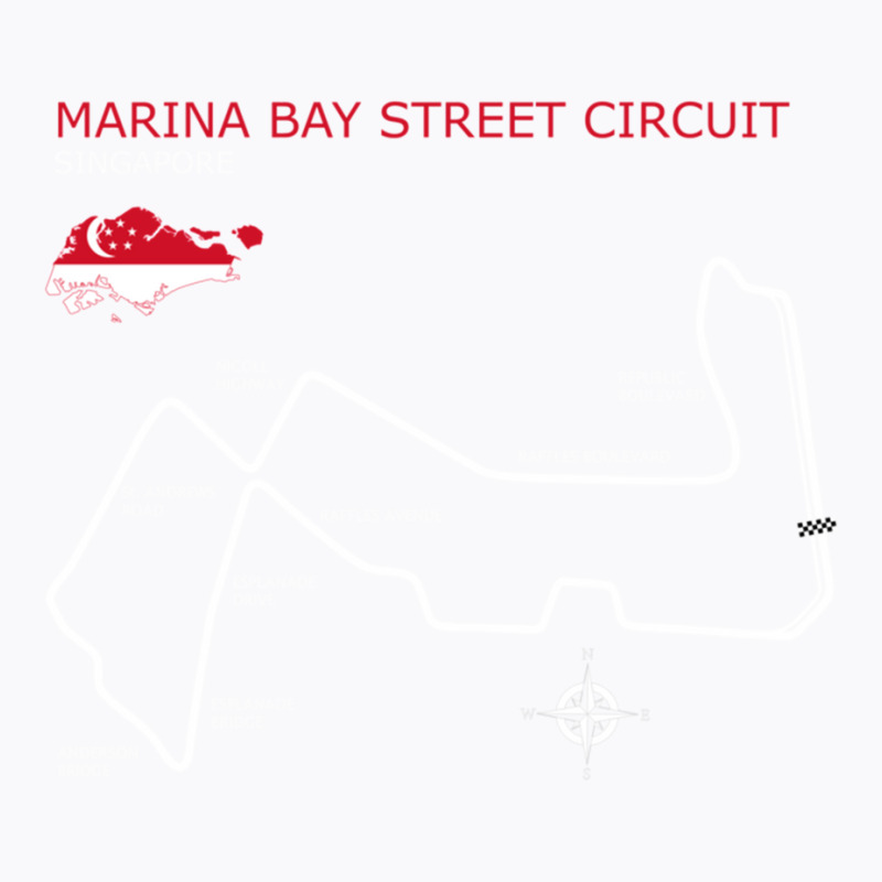 The Marina Bay Street Circuit T-shirt | Artistshot