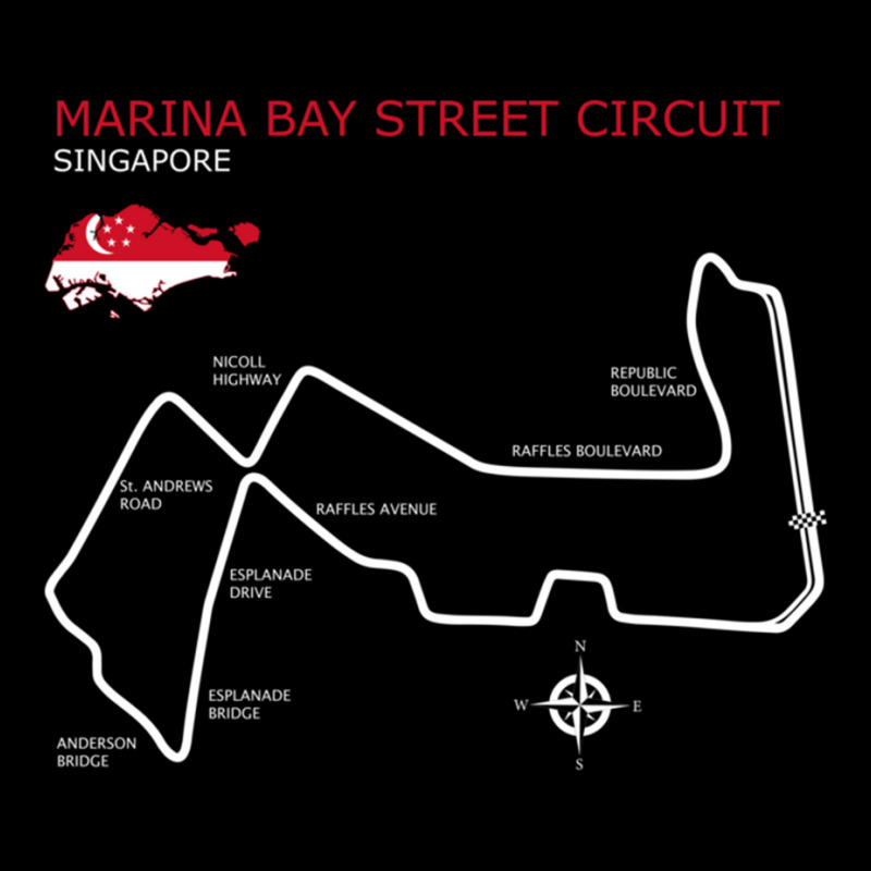 The Marina Bay Street Circuit Lightweight Hoodie | Artistshot