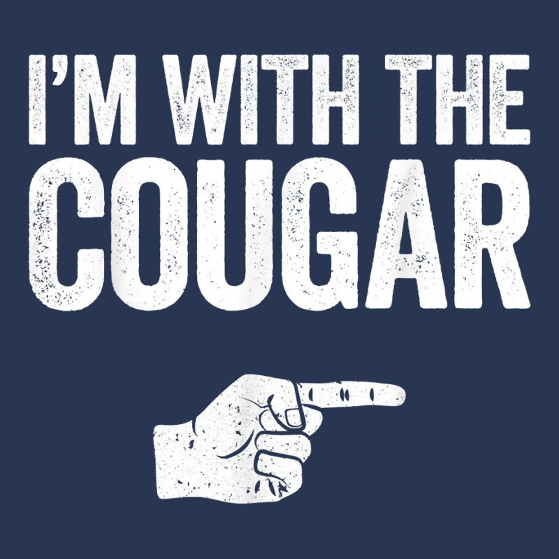 I'm With The Cougar T Shirt Matching Cougar Costume T Shirt Men Denim Jacket by cm-arts | Artistshot