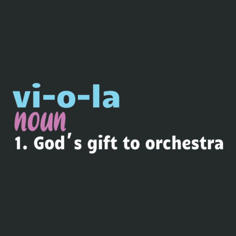 Viola Musical Instrument Viola Definition Women's Triblend Scoop T-shirt by cm-arts | Artistshot